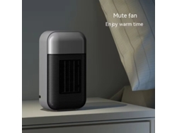 Calentador portátil Tevorex de 500 W con tecnología de calentamiento PTC, interruptor inteligente y tamaño compacto.