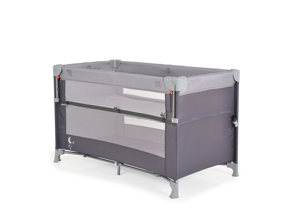 Cuna plegable Next Level Moni Moni gris