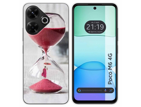 Funda Diseño Reloj para Xiaomi Poco M6 4G TUMUNDOSMARTPHONE Silicona Multicolor