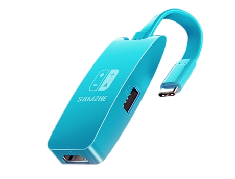 Adaptador SAMZHE Dk-L3 3 en 1 tipo C a Pd100W HDMI Usb2.0 para el interruptor Huawei Mate40/P50 S20