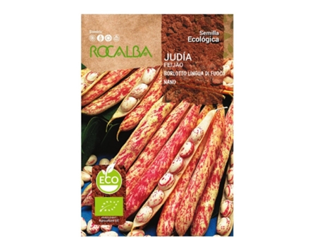 ROCALBA Eco Judia Borlotto Lingua Di Fuoco Nano 15G Pacote 5 Envelopes