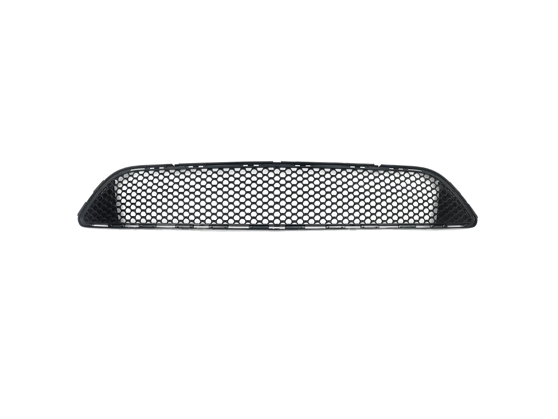 Parrilla delantera, compatible con Mercedes Benz W204, duradera y fácil de instalar, negra (OEM).