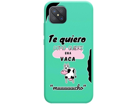 Carcasa Oppo Reno 4Z 5G TUMUNDOSMARTPHONE Silicona Líquida Dibujos Verde