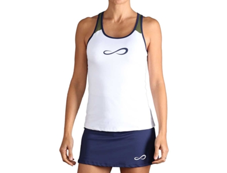 Camiseta sin Mangas de Mujer ENDLESS Minimal Blanco (M)