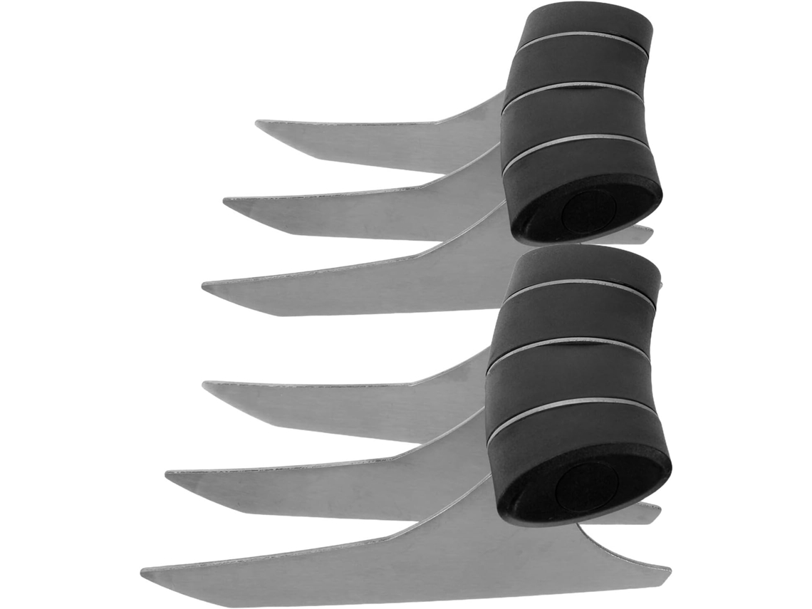 Pinzas Para Carne De Acero Inoxidable De 2 Piezas, Herramienta Para Rallar Y Desmenuzar.