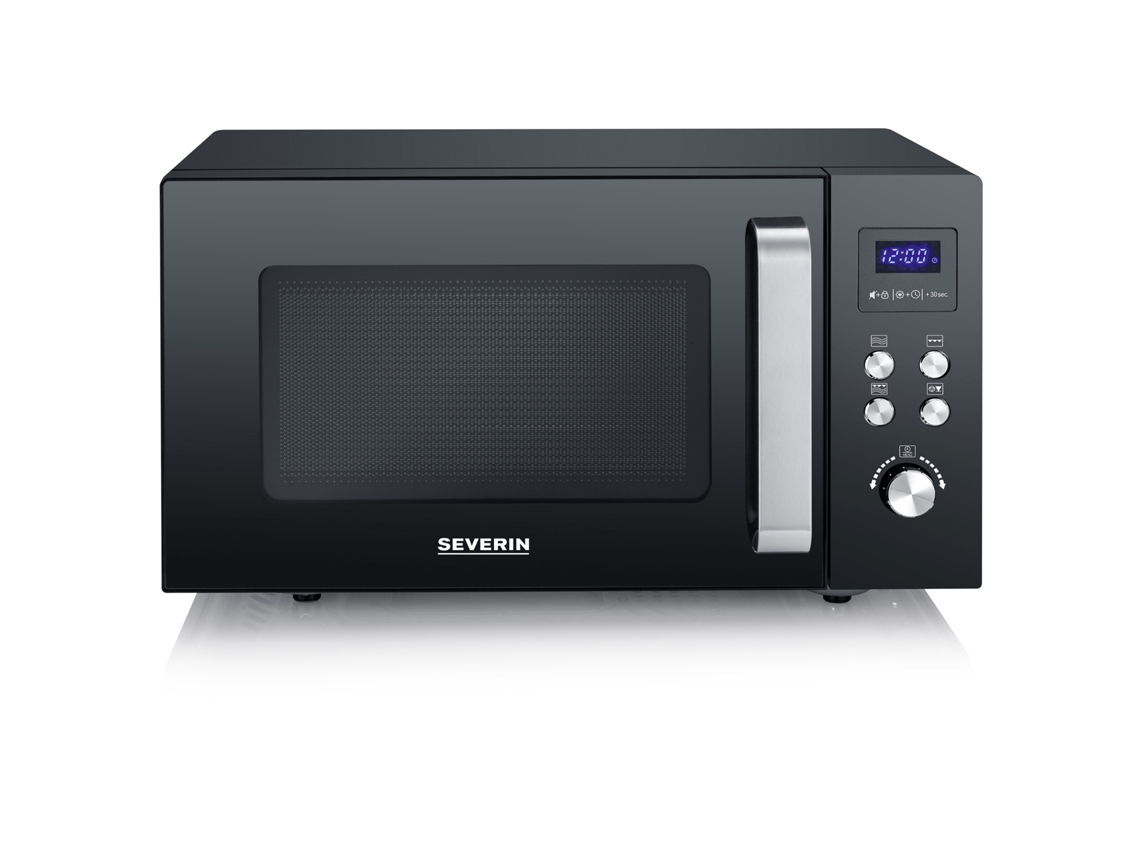 Microondas SEVERIN MW7763 (25 L - Con Grill - Negro)