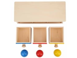 Caja Imbucare De Madera Para Bebés Juguete Educativo Niños Niñas Caja De Pelotas Monedas 3