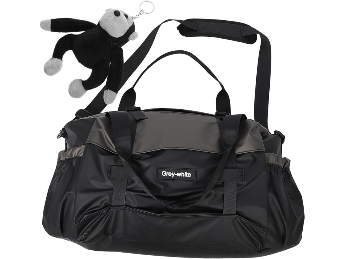 Bolsa de viaje grande y resistente, fabricada en nailon, ideal para deportes, acampada, senderismo y viajes en avión.