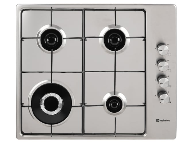 Placa de Gas MEIRELES MG 650 X (Gas Butano-Propano - 58.5 cm - Inox)