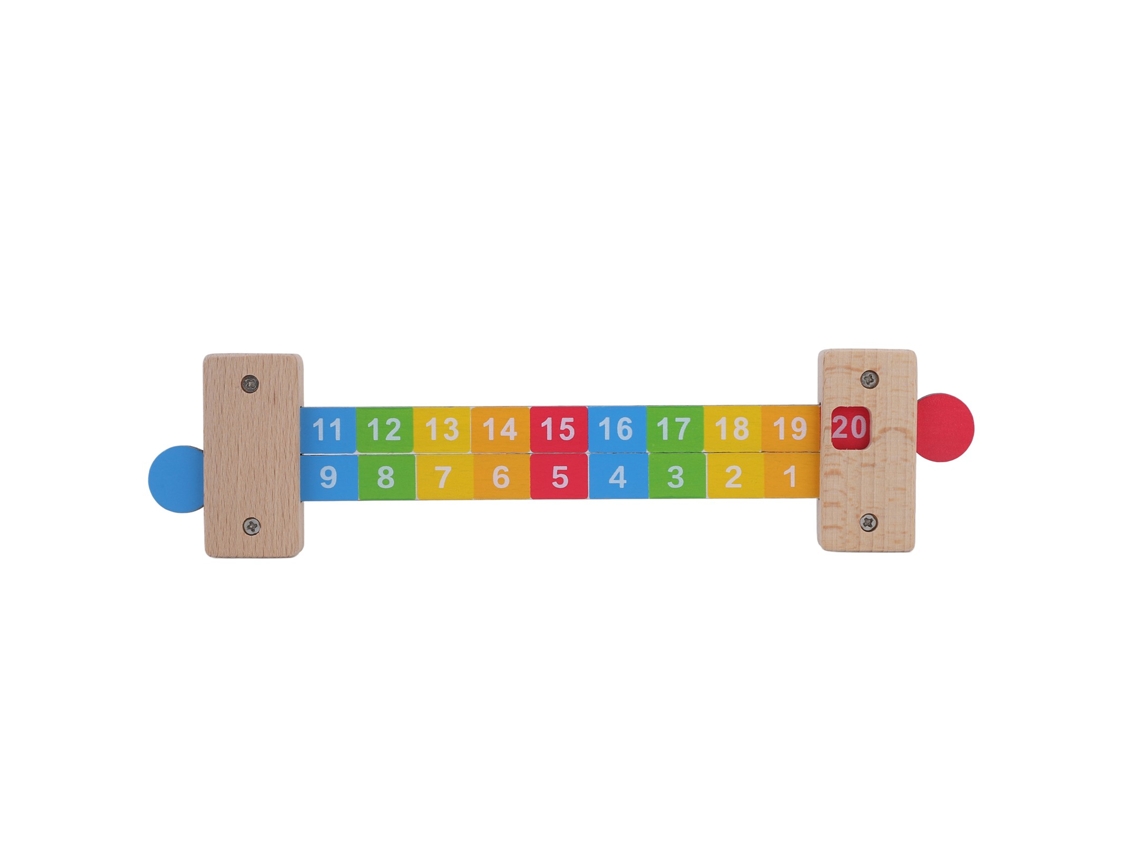 Rebe-regla De Descomposición Numérica Madera 1-20, Juguete Educativo Matemático, Material Didáctico Para Educación Temprana, Colorido Y Portátil