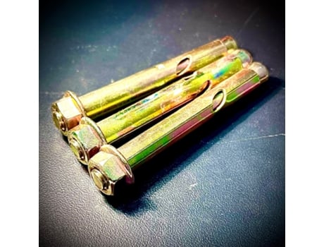 8mm Tuerca hexagonal para anclaje en albañilería y concreto - Zinco 65mm