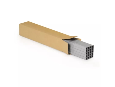 10 cajas de embalaje alargadas 80 x 10 x 10 cm - Doblemente acanaladas
