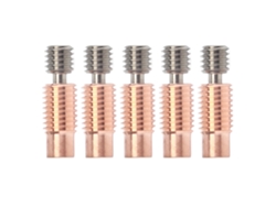 5 Pcs Heat Break Bimetal Titanio Cobre Para Impressora 3d Prusa I3 Mk3 Mk3s Acessório