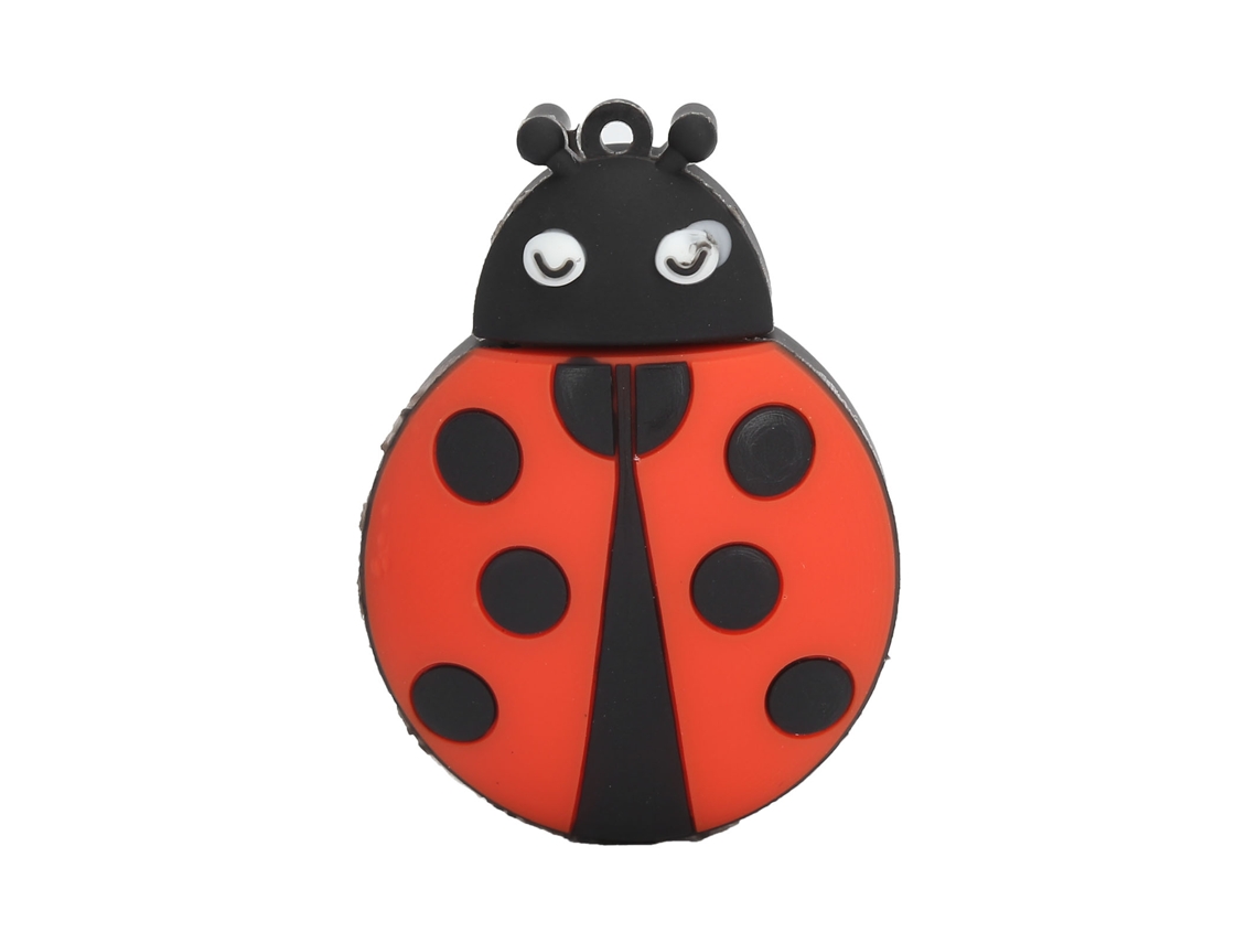 Unidad Flash Usb De Mariquita De Dibujos Animados Linda 16gb, Memoria Usb Para Almacenamiento De Datos