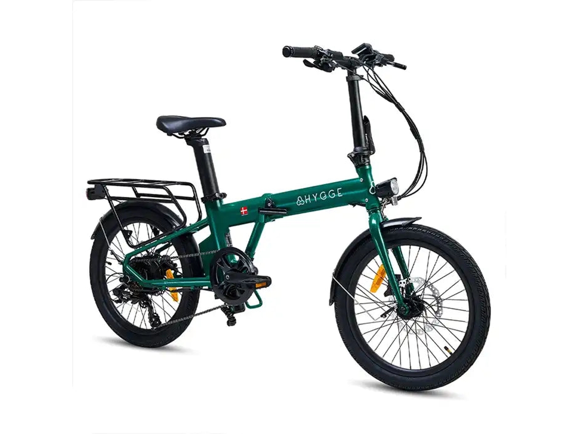 Virum 2025 - Bicicleta eléctrica plegable ultraligera 36v 10ah - Verde