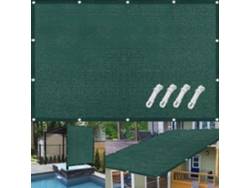 65 X 670 Cm, Mampara Privacidad, Hdpe, Resistente Al Viento, Para Balcón, Jardín