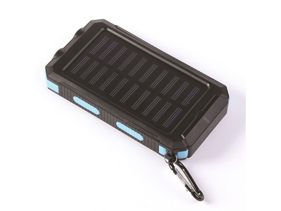 Cargador Solar Portátil De 10000 Mah, Resistente Al Agua, Con 2 Puertos Usb, Linterna, Brújula Para Teléfono Móvil, Para Uso En Exteriores.