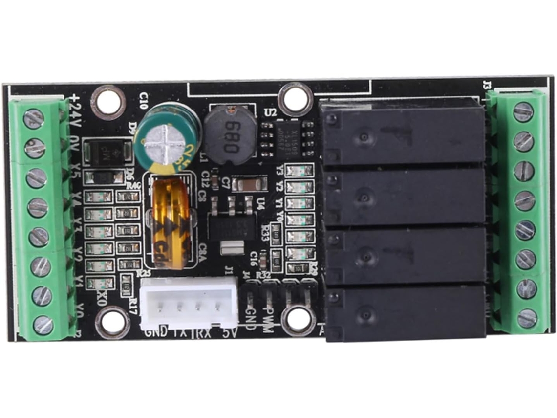 Placa De Control Programable Fx2n-10mr. Tamaño: tamaño No Especificado. Admite Entrada Analógica. Estable Y Ligera.