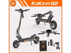 Patinete eléctrico Kukirin G2 2025, motor de 800 W, velocidad de 45 km/h, batería de 48 V y 15,6 Ah, autonomía de 55 km, pantalla táctil, neumáticos de 10 pulgadas, 7 luces, plegable. Ofertas especiales.