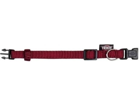 Collar para Perros TRIXIE Longitud Ajustable (Rojo - 22-35cm - Nylon - S - Porte Pequeño)