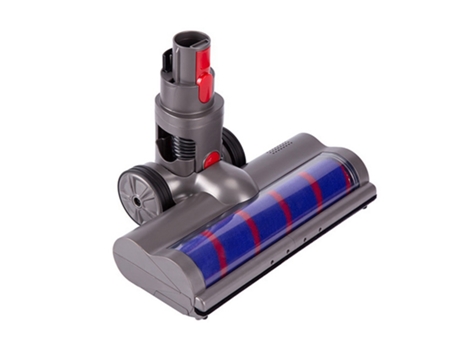 Cabezal de rodillo suave y esponjoso para aspiradora Dyson V7, V8, V10, V11, cabezal de suelo eléctrico de liberación rápida con luz Led