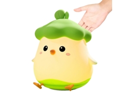 Lámpara Nocturna de Pollito en Silicona, Lámpara Decorativa para Guardería, Luz Dimerizable KOFIHETY