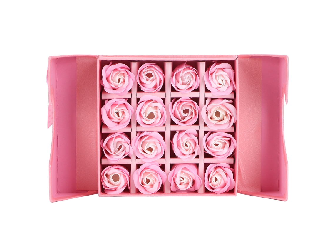Caja De Regalo Con Rosas Artificiales, Pe, Regalo De Cumpleaños Festivo E Innovador, Rosa