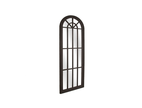 Espejo de pared ROMIMEX Negro Resina Ventana 61 x 178 x 4 cm