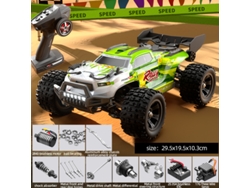 Coche teledirigido Big Foot 4x4 a escala 1/18, 50 km/h, todoterreno de alta velocidad, juguete para niños y adultos, color verde. Aeuzwr