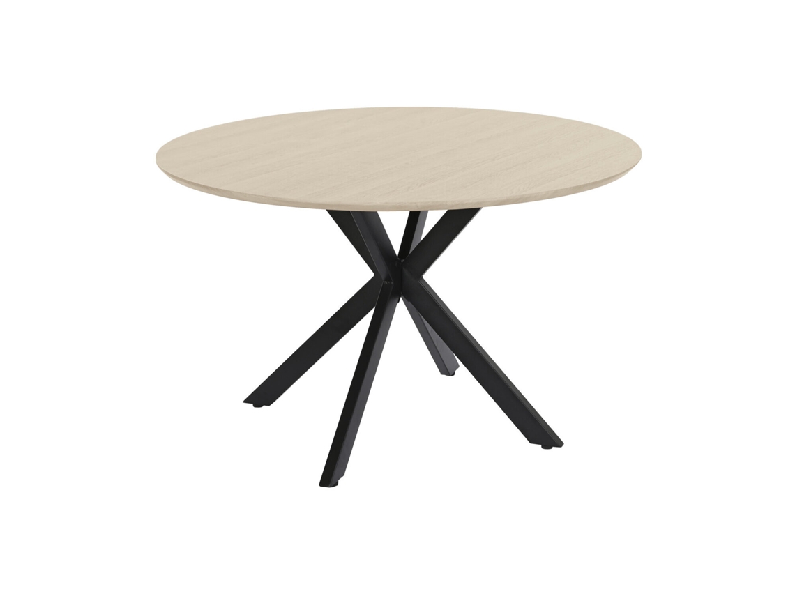 Mesa de comedor de MDF con estructura de hierro ALEXANDRA HOUSE LIVING (120x120x75cm)