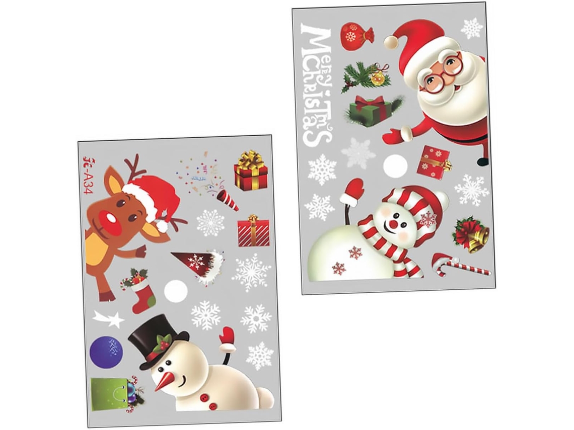 Pegatinas Navideñas. Para Cualquier Habitación De La Casa, Escuela, Iglesia, Oficina O Tienda, Adorables...