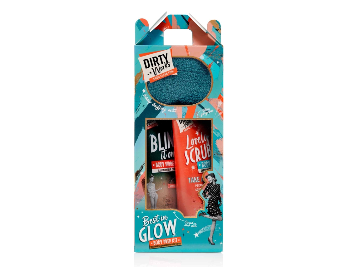 Cofre Corporal DIRTY WORKS Best In Glow - Body Prep Kit (300 ml)