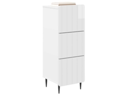 Maison Exclusive - Cajonera Brillante 33 X 34,5 X 92 Cm Madera De Ingeniería