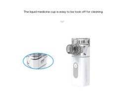Nebulizador Ultrasónico Portátil Con Malla, Inhalador Para Niños Y Adultos, Para Uso Doméstico.