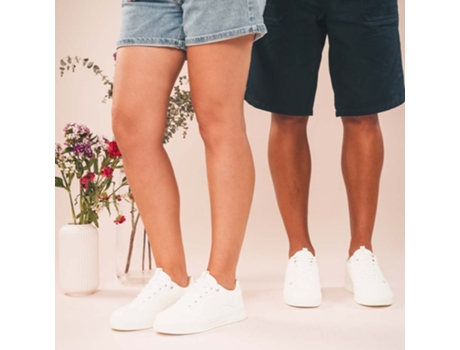 Zapatillas Unisex NAE VEGAN SHOES Komo Piel Blanco (44)