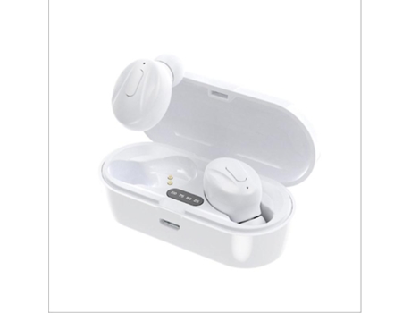 Auriculares Sem Orelha Estéreo BISBISOUS Tecido Bluetooth Blanco