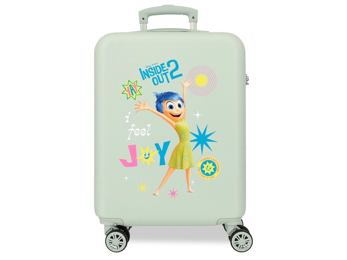 Maleta de cabina Disney Mint Green Inside Out ABS