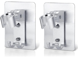 Soporte De Ducha De Pared Ajustable Universal, 2 Piezas, Instalación Sin Taladrar, Material De Alta Calidad
