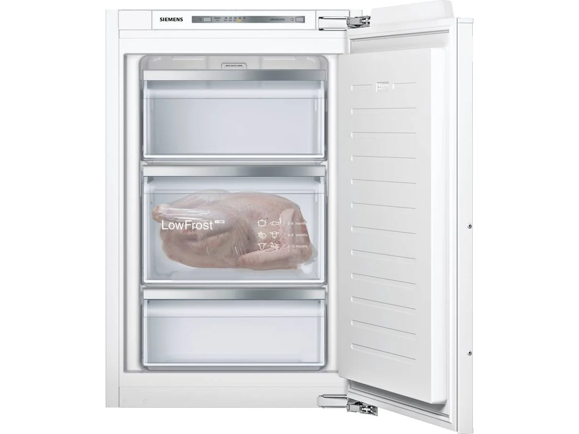 Congelador Vertical Integrable SIEMENS GI21VAFE0 (Low Frost - 87.4 cm - 96 L - Blanco)