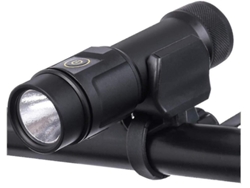 Faro delantero para bicicleta recargable por USB integrado negro Yizhood