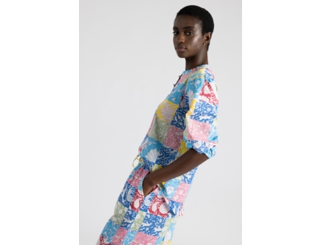 Blusa de Mujer THROTTLEMAN Algodón Multicolor (S)