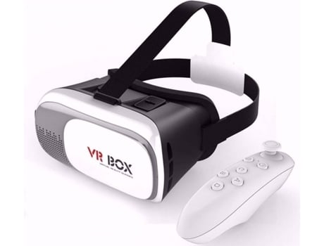 Gafas de Realidad Virtual 3D + Mando MULTI4YOU Blanco
