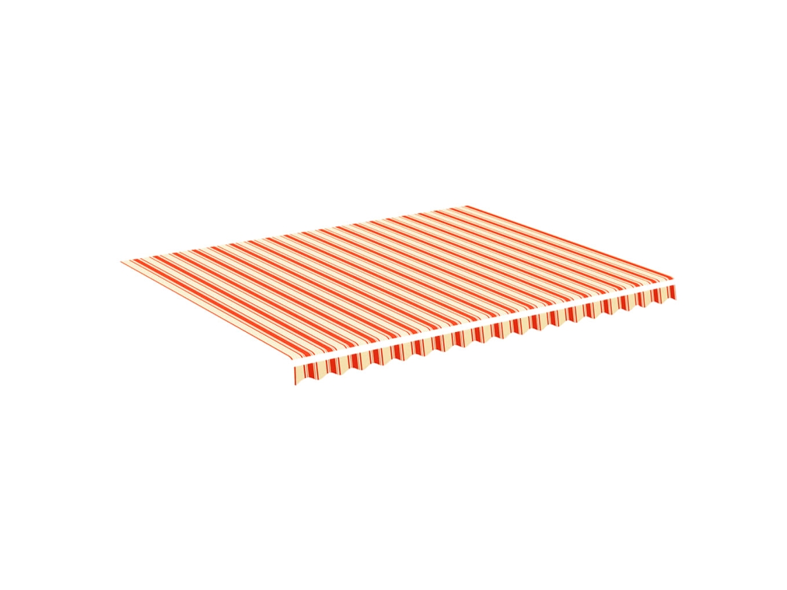 Maison Exclusive - Tela De Repuesto Para Toldo Amarillo Y Naranja 4,5x3,5 M