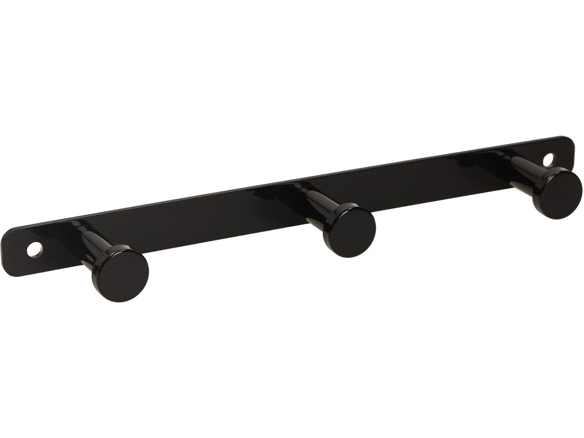 EMUCA Soporte de Pared Hamilton- Pintado Negro- Acero