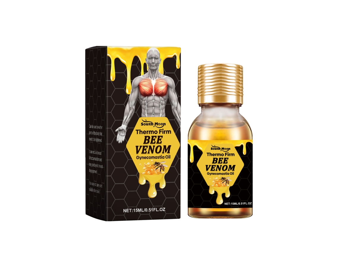 Aceite de veneno de abeja para reafirmar el pecho masculino