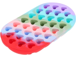 Alfombrilla De Silicona Ergonómica Transpirable Para Reposamuñecas, Con Soporte En Forma De Corazón.