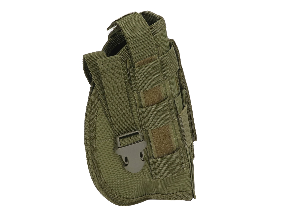 Bunda Molle De Cinto Holster Nylon Multipropósito Para Camping Caça Outdoor Verde Verde Oliveira