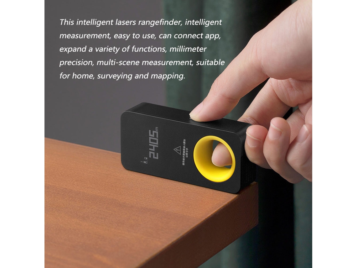 Equipo De Medición Láser Inteligente De Alta Precisión, Mini Medidor De Distancia Portátil Con Pantalla Oled Y Conexión A Aplicación.