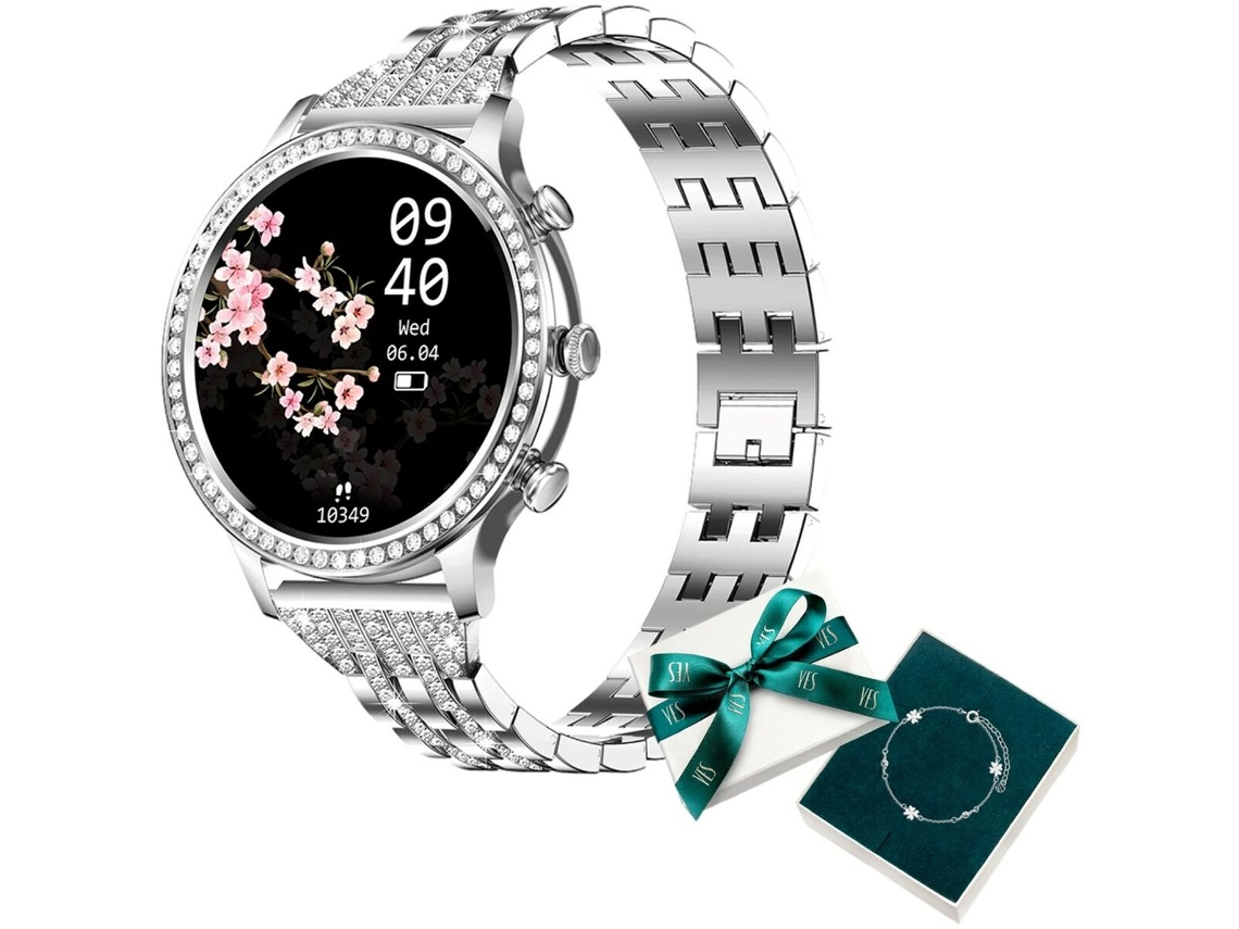 Smartwatch MANTA SWD01SL (Plateado - Smartwatch - 1,32")