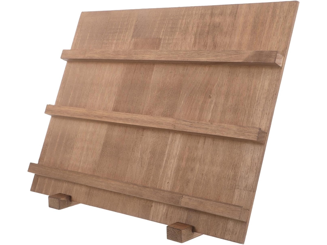 Soporte Exhibición Madera 3 Niveles Clavos Ideal Guardar Objetos Pequeños Optimizar Espacio Almacenamiento